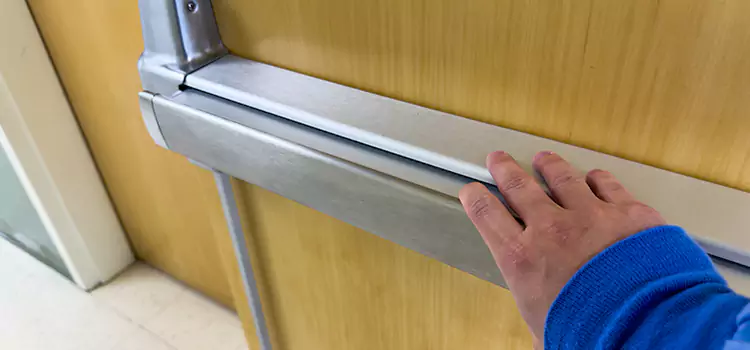 Installing a Push Bar on a Door Medford